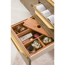 Load image into Gallery viewer, James Martin Mercer Island 48&quot; Latte Oak - Radiant Gold Single Vanity