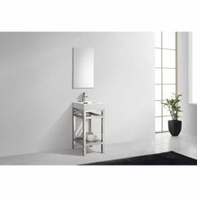 Load image into Gallery viewer, Cisco 16&quot; Stainless Steel Console with Acrylic Sink - Vanity Grace Store