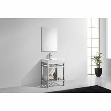 Load image into Gallery viewer, Cisco 24&quot; Stainless Steel Console with Acrylic Sink - Vanity Grace Store
