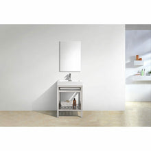 Load image into Gallery viewer, Cisco 24&quot; Stainless Steel Console with Acrylic Sink - Vanity Grace Store