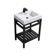 Load image into Gallery viewer, Cisco 24&quot; Stainless Steel Console with Acrylic Sink - Vanity Grace Store