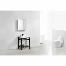 Load image into Gallery viewer, Cisco 24&quot; Stainless Steel Console with Acrylic Sink - Vanity Grace Store