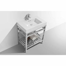 Load image into Gallery viewer, Cisco 30&quot; Stainless Steel Console with Acrylic Sink - Vanity Grace Store