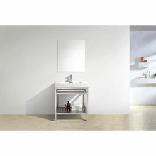 Load image into Gallery viewer, Cisco 30&quot; Stainless Steel Console with Acrylic Sink - Vanity Grace Store