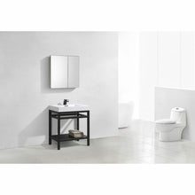 Load image into Gallery viewer, Cisco 30&quot; Stainless Steel Console with Acrylic Sink - Vanity Grace Store