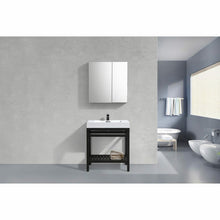 Load image into Gallery viewer, Cisco 30&quot; Stainless Steel Console with Acrylic Sink - Vanity Grace Store