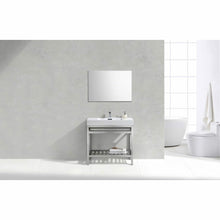 Load image into Gallery viewer, Cisco 36&quot; Stainless Steel Console with Acrylic Sink - Vanity Grace Store