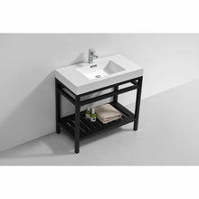 Load image into Gallery viewer, Cisco 36&quot; Stainless Steel Console with Acrylic Sink - Vanity Grace Store