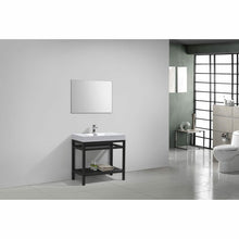 Load image into Gallery viewer, Cisco 36&quot; Stainless Steel Console with Acrylic Sink - Vanity Grace Store