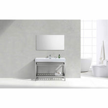 Load image into Gallery viewer, Cisco 48&quot; Stainless Steel Console with Acrylic Sink - Vanity Grace Store
