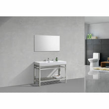 Load image into Gallery viewer, Cisco 48&quot; Stainless Steel Console with Acrylic Sink - Vanity Grace Store