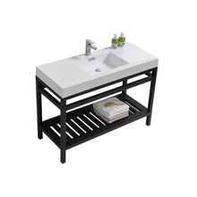 Load image into Gallery viewer, Cisco 48&quot; Stainless Steel Console with Acrylic Sink - Vanity Grace Store