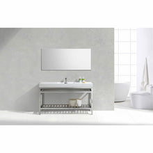 Load image into Gallery viewer, Cisco 60&quot; Single Sink Stainless Steel Console with Acrylic Sink - Vanity Grace Store