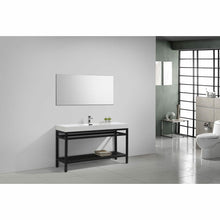 Load image into Gallery viewer, Cisco 60&quot; Single Sink Stainless Steel Console with Acrylic Sink - Vanity Grace Store