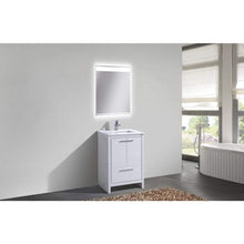 Load image into Gallery viewer, KubeBath Dolce 24&quot; Modern Bathroom Vanity with White Quartz Counter-Top - Vanity Grace Store