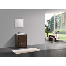 Load image into Gallery viewer, KubeBath Dolce 24&quot; Modern Bathroom Vanity with White Quartz Counter-Top - Vanity Grace Store