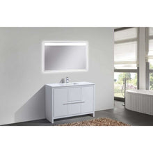 Load image into Gallery viewer, KubeBath Dolce 48&quot; Modern Bathroom Vanity with White Quartz Counter-Top - Vanity Grace Store