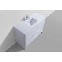 Load image into Gallery viewer, KubeBath Dolce 48&quot; Modern Bathroom Vanity with White Quartz Counter-Top - Vanity Grace Store