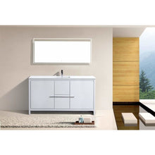 Load image into Gallery viewer, KubeBath Dolce 60&quot; Modern Bathroom Vanity with White Quartz Counter-Top - Vanity Grace Store