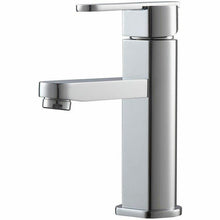 Load image into Gallery viewer, Aqua Roundo Single Hole Mount Bathroom Vanity Faucet - Chrome - Vanity Grace Store - Kubebath