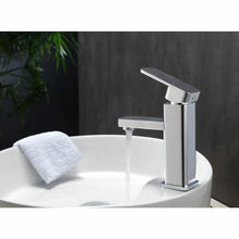 Load image into Gallery viewer, Aqua Soho Single Hole Mount Bathroom Vanity Faucet - Chrome - Vanity Grace Store - Kubebath