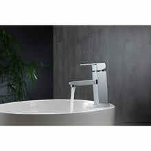 Load image into Gallery viewer, Aqua Piazza Single Lever Bathroom Vanity Faucet - Chrome - Vanity Grace Store - Kubebath