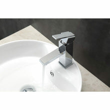 Load image into Gallery viewer, Aqua Piazza Single Lever Bathroom Vanity Faucet - Chrome - Vanity Grace Store - Kubebath