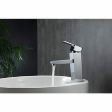 Load image into Gallery viewer, Aqua Piazza Single Lever Bathroom Vanity Faucet - Chrome - Vanity Grace Store - Kubebath