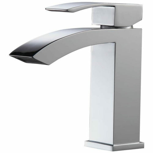 Aqua Balzo Single Lever Wide Spread Bathroom Vanity Faucet - Chrome - Vanity Grace Store - Kubebath