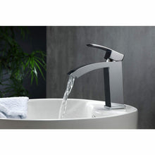 Load image into Gallery viewer, Aqua Balzo Single Lever Wide Spread Bathroom Vanity Faucet - Chrome - Vanity Grace Store - Kubebath