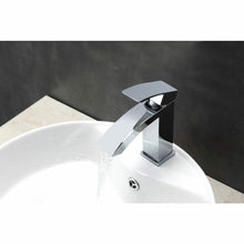 Load image into Gallery viewer, Aqua Balzo Single Lever Wide Spread Bathroom Vanity Faucet - Chrome - Vanity Grace Store - Kubebath