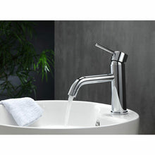 Load image into Gallery viewer, Aqua Rondo Single Hole Mount Bathroom Vanity Faucet - Chrome - Vanity Grace Store - Kubebath