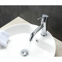 Load image into Gallery viewer, Aqua Rondo Single Hole Mount Bathroom Vanity Faucet - Chrome - Vanity Grace Store - Kubebath