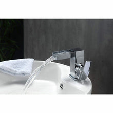 Load image into Gallery viewer, Aqua Fontana Single Lever Waterfall Faucet - Chrome - Vanity Grace Store - Kubebath