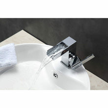 Load image into Gallery viewer, Aqua Fontana Single Lever Waterfall Faucet - Chrome - Vanity Grace Store - Kubebath