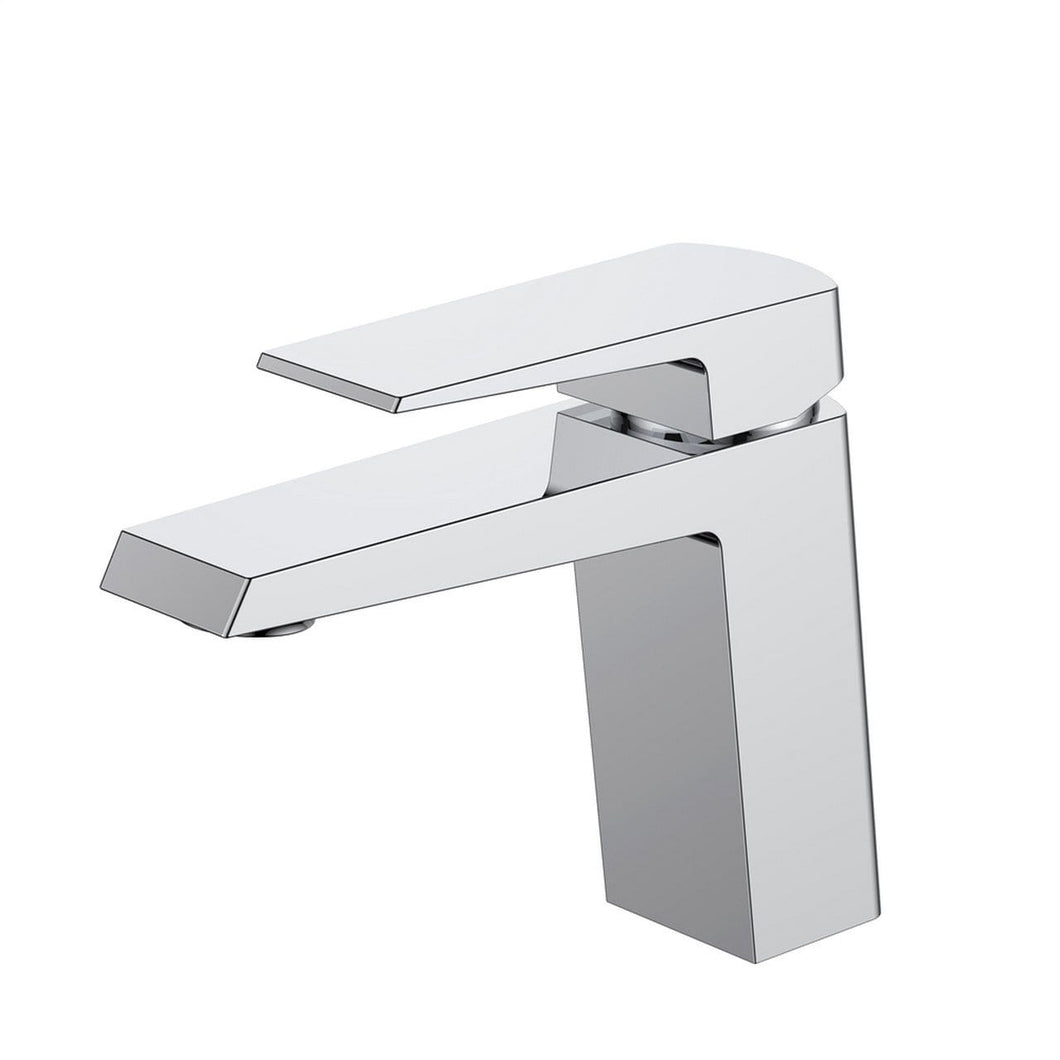 Aqua Chiaro Single Lever Bathroom Vanity Faucet - Chrome - Vanity Grace Store - Kubebath