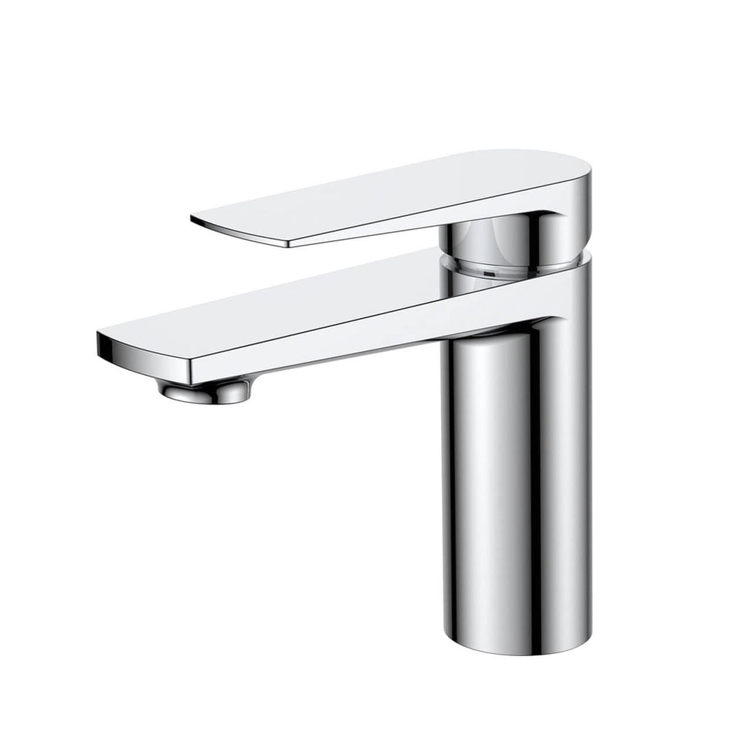 Aqua Letti Single Lever Bathroom Vanity Faucet - Chrome - Vanity Grace Store - Kubebath