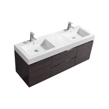 Load image into Gallery viewer, Bliss 60&quot; Double Sink Wall Mount Modern Bathroom Vanity - Vanity Grace Store