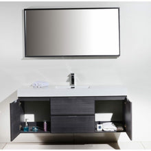 Load image into Gallery viewer, Bliss 60&quot; Single Sink Wall Mount Modern Bathroom Vanity - Vanity Grace Store