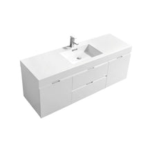 Load image into Gallery viewer, Bliss 60&quot; Single Sink Wall Mount Modern Bathroom Vanity - Vanity Grace Store