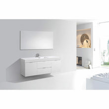 Load image into Gallery viewer, Bliss 60&quot; Single Sink Wall Mount Modern Bathroom Vanity - Vanity Grace Store