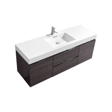 Load image into Gallery viewer, Bliss 60&quot; Single Sink Wall Mount Modern Bathroom Vanity - Vanity Grace Store
