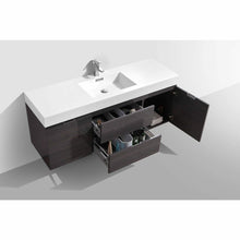 Load image into Gallery viewer, Bliss 60&quot; Single Sink Wall Mount Modern Bathroom Vanity - Vanity Grace Store