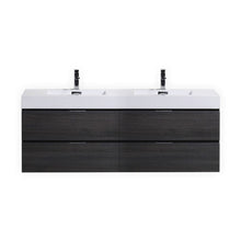 Load image into Gallery viewer, Kubebath Bliss 72&quot; Double Sink Wall Mount Modern Bathroom Vanity- Vanity Grace US
