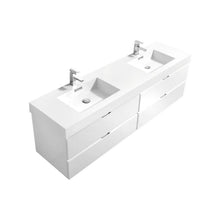 Load image into Gallery viewer, Bliss 72&quot; Double Sink Wall Mount Modern Bathroom Vanity - Vanity Grace Store