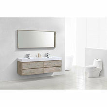 Load image into Gallery viewer, Kubebath Bliss 72&quot; Double Sink Wall Mount Modern Bathroom Vanity-Vanity Grace US