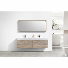 Load image into Gallery viewer, Kubebath Bliss 72&quot; Double Sink Wall Mount Modern Bathroom Vanity | Vanity Grace US