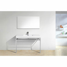 Load image into Gallery viewer, Haus Stainless Steel Console w/ White Acrylic Sink - Vanity Grace Store