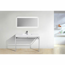 Load image into Gallery viewer, Haus Stainless Steel Console w/ White Acrylic Sink - Vanity Grace Store