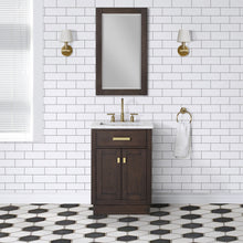 Load image into Gallery viewer, Water Creation Chestnut 24" Single Bathroom Vanity in Brown Oak- Water Creation